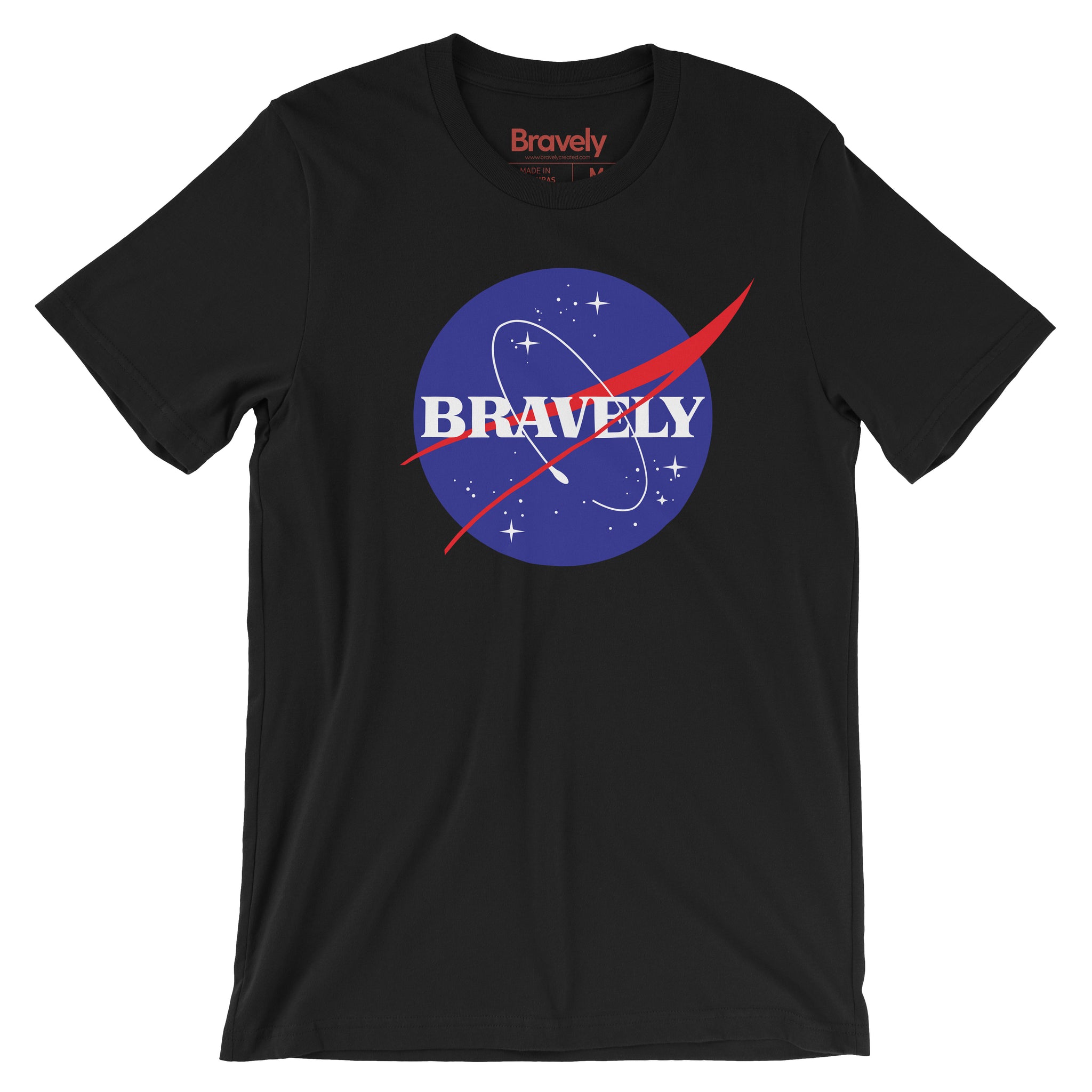 NASA x Bravely Meatball Logo Mashup T-Shirt